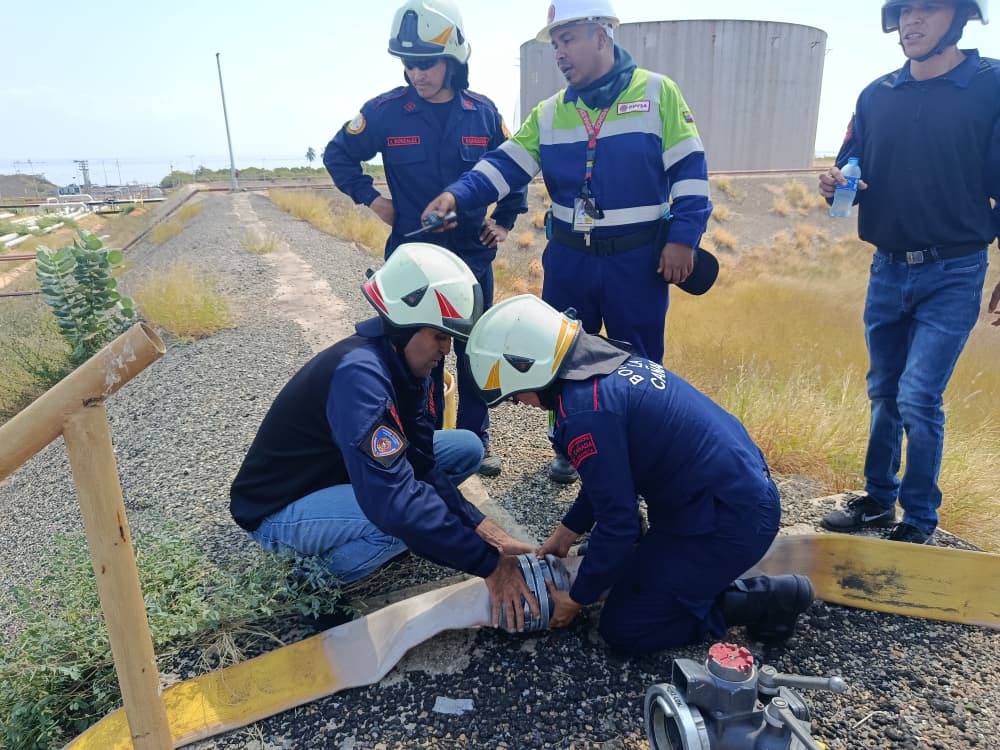 Alianza estratégica: Bomberos de San Francisco se capacitan con PDVSA en control de emergencias petroleras