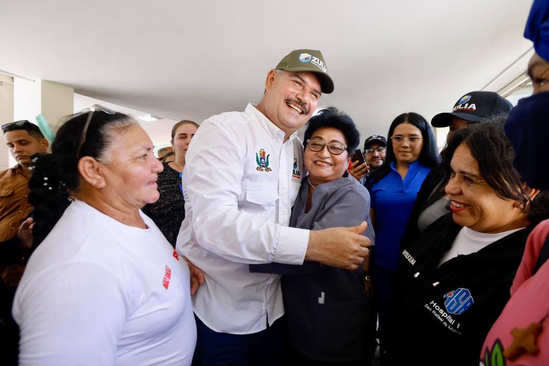 Gobernador Luis Caldera inicia trabajos de rehabilitación en el Hospital I San Rafael de Mara