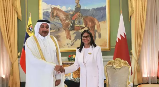 Delcy Rodríguez recibe cartas credenciales de los embajadores de Qatar, Italia y Nicaragua