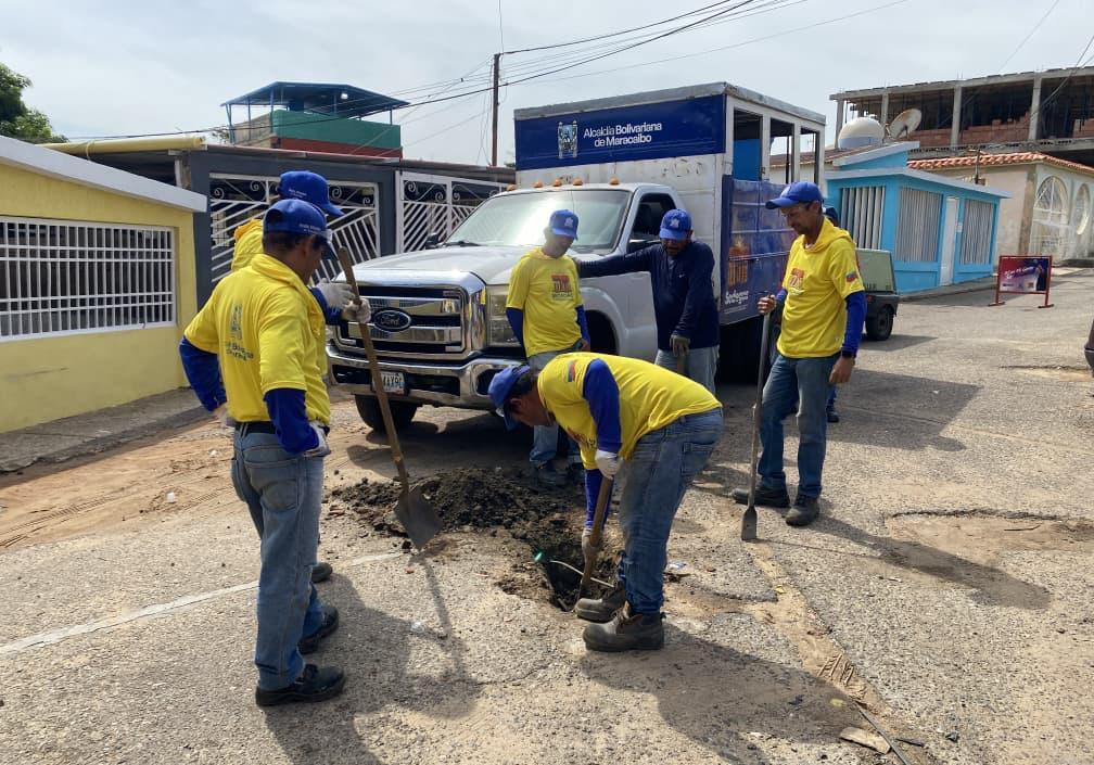 Alcaldía de Maracaibo reparó de fugas de gas en la parroquia Cristo de Aranza