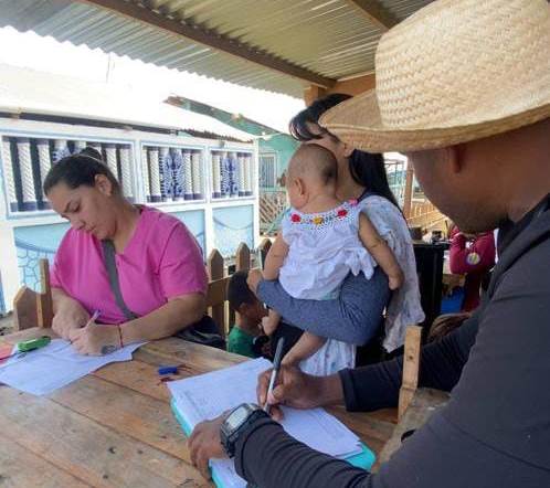 Jornada de atención médica incluyó toda la población palafítica de Santa Rosa