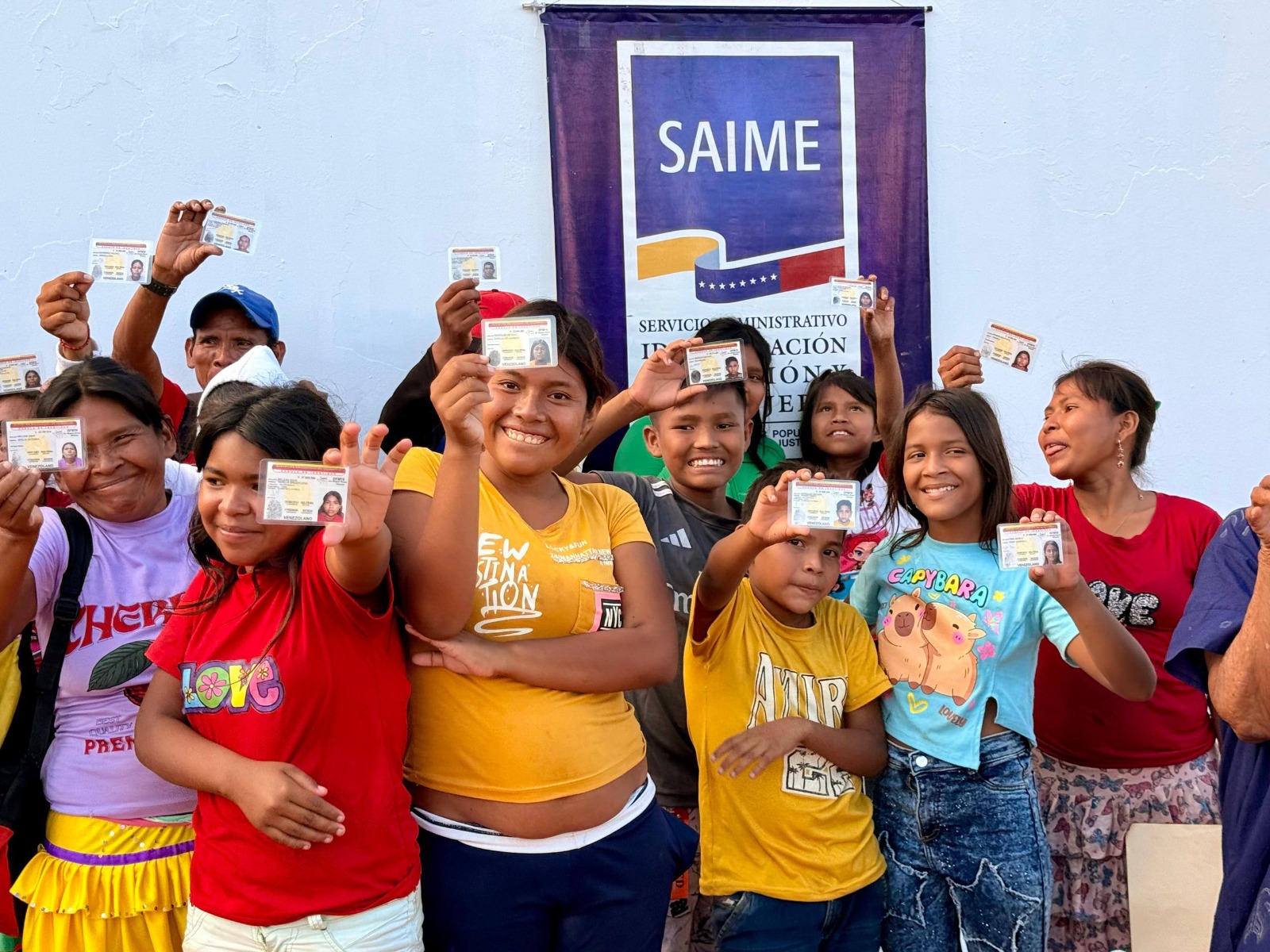 Saime y Alcaldía de San Francisco realizan jornada de cedulación a los pueblos originarios