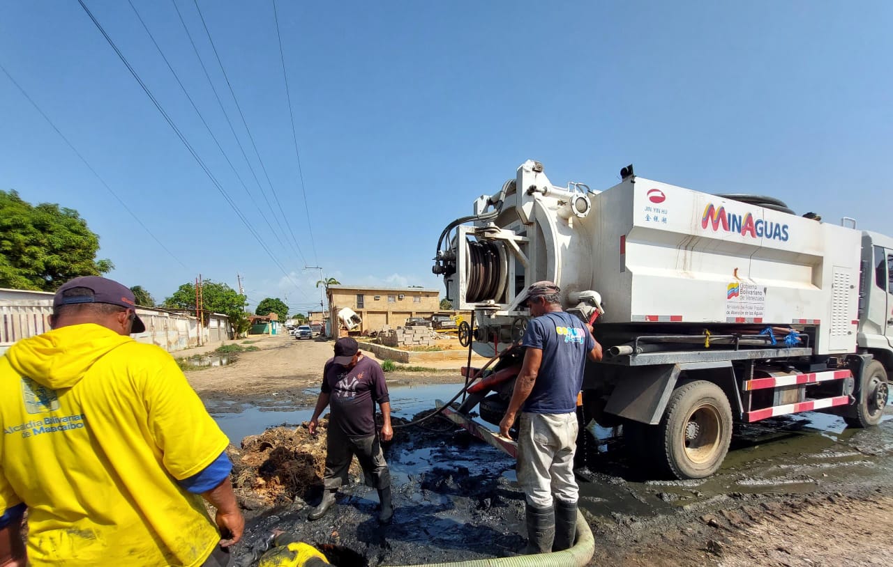Plan Rector de Aguas Servidas avanza en parroquia Coquivacoa
