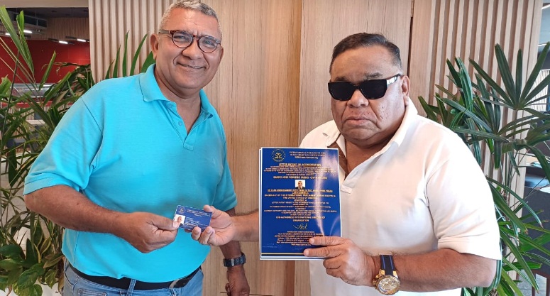 Parlamento Internacional acredita a Emiro Romero distición como representante de los derechos humanos capìtulo Libertad de Prensa