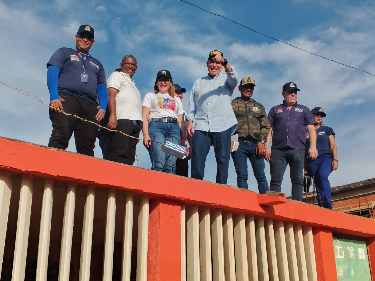 Di Martino inspecciona trabajos de impermeabilización en la parroquia Manuel Dagnino