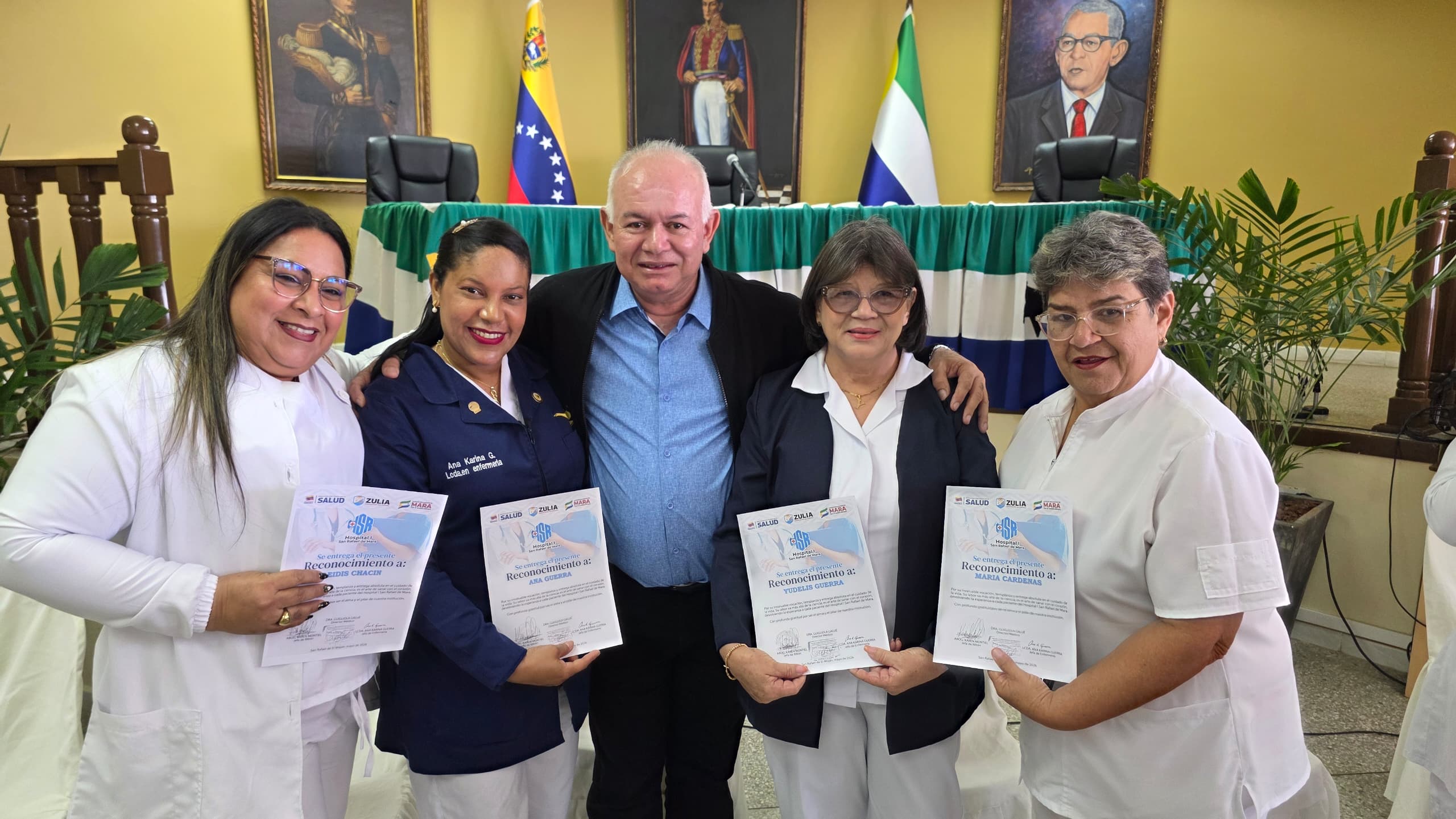 Reconocen a 35 profesionales de enfermería del Hospital I San Rafael en Mara