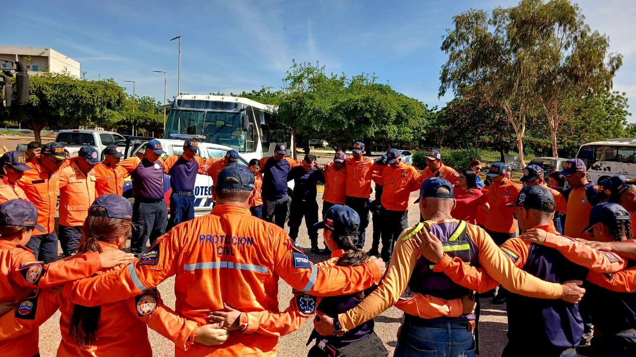 PC Zulia despliega quinta avanzada de especialistas en búsqueda y rescate para atender emergencia nacional