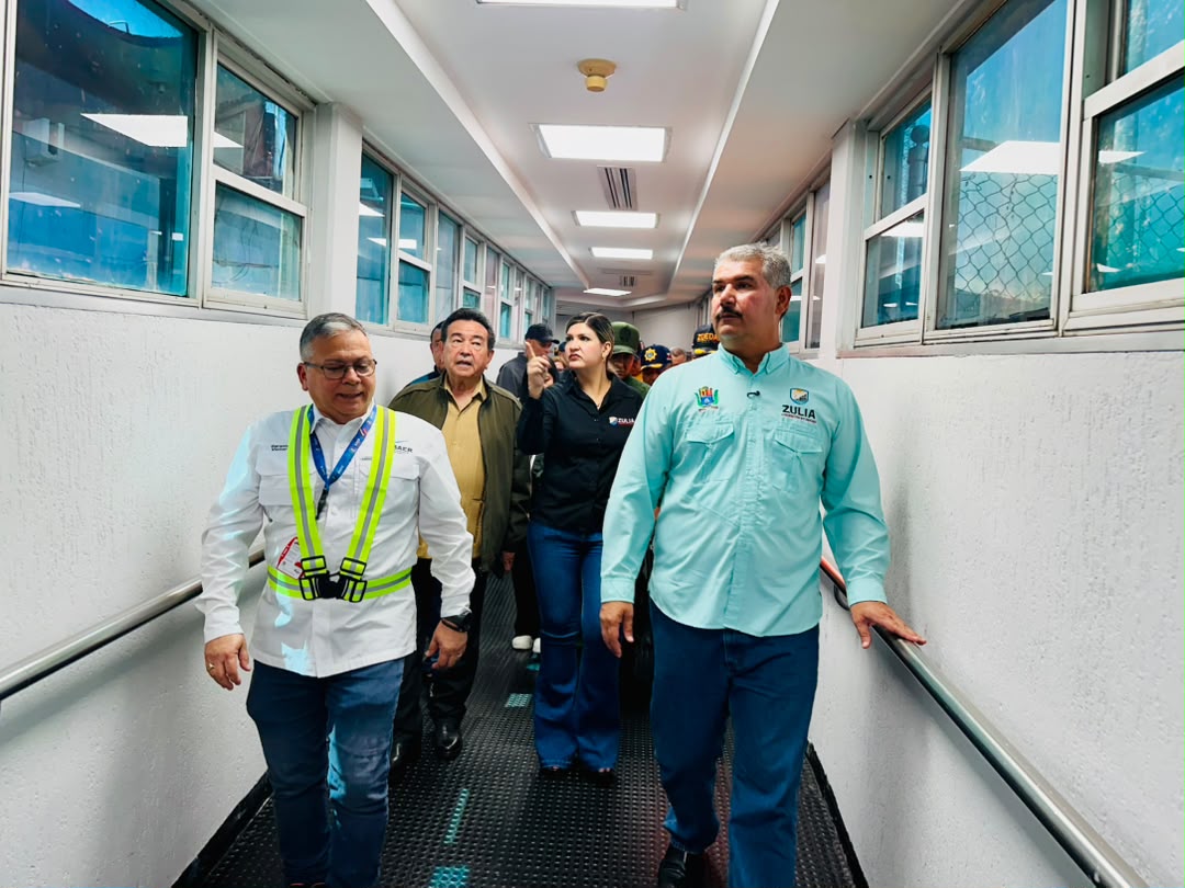 Gobernador inspeccionó trabajos de rehabilitación en el Aeropuerto Internacional La Chinita tras el sismo