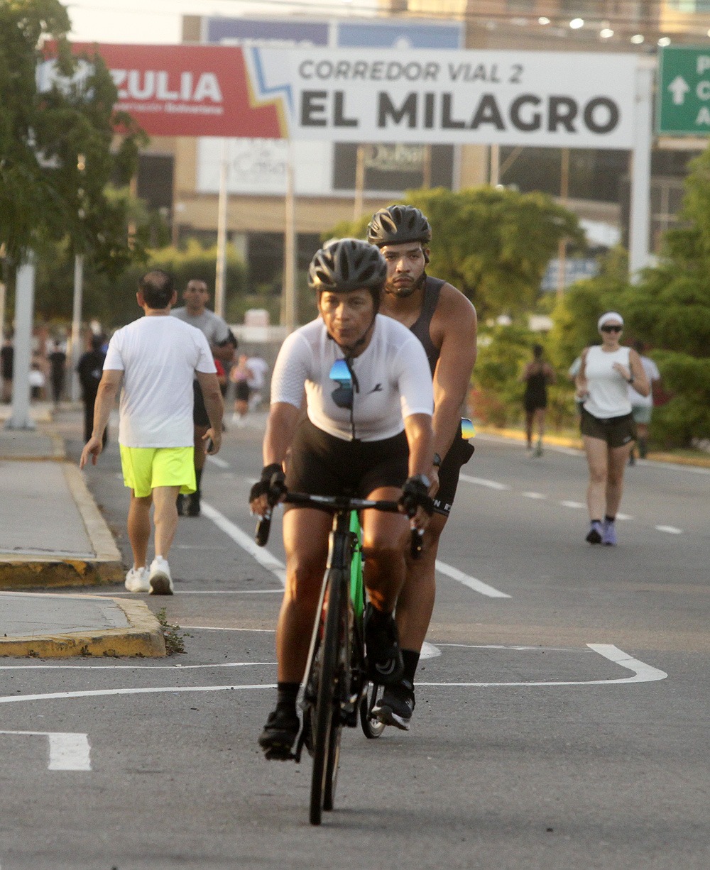 Ciclovía de Maracaibo se ha consolidado como un eje fundamental para la salud pública
