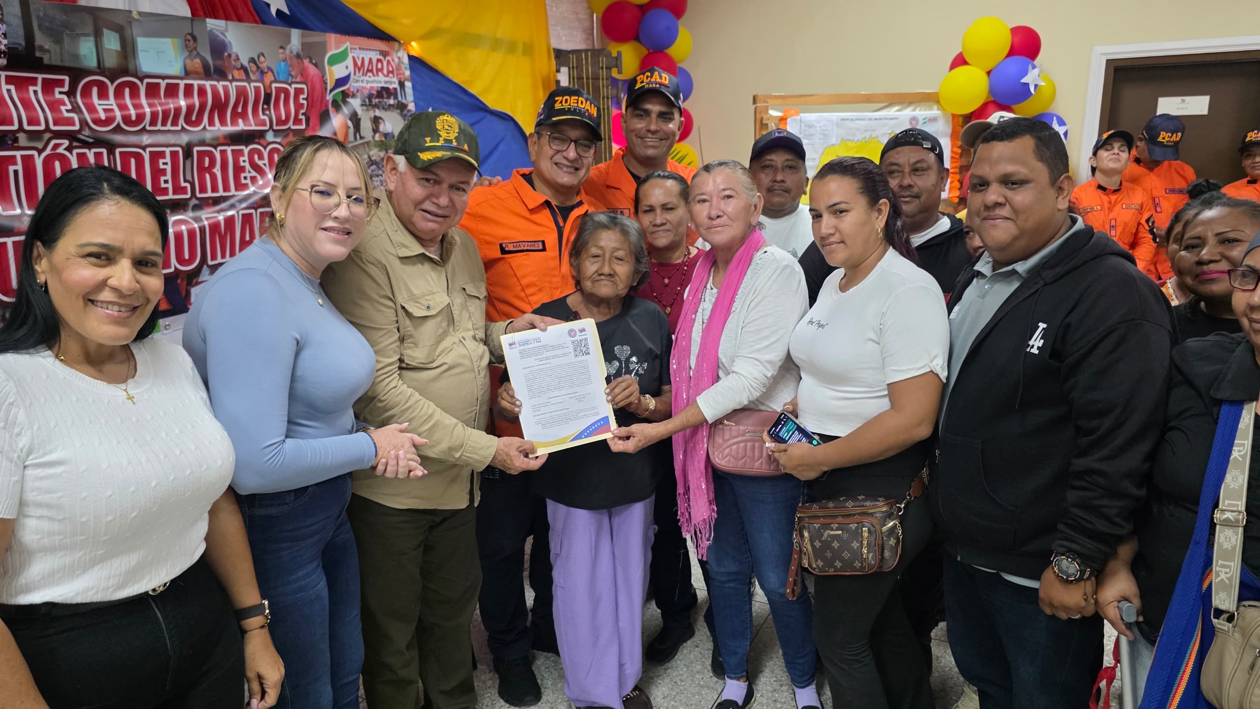 29 comunas de Mara reciben certificación en gestión de riesgos