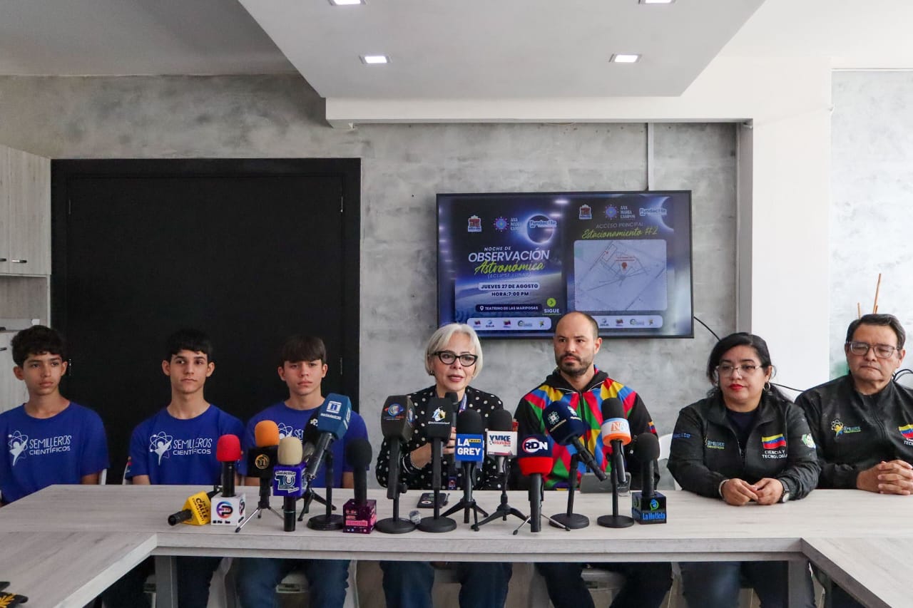 Alcaldía de Maracaibo invita a noche de observación astronómica en el parque Ana María Campos