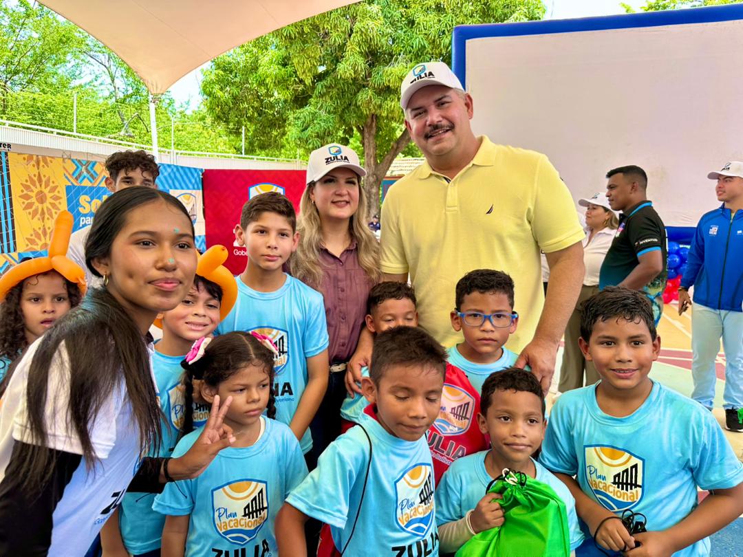 Gobernación del Zulia arranca Plan Vacacional desde la Residencia Oficial para más de 140 niños y niñas