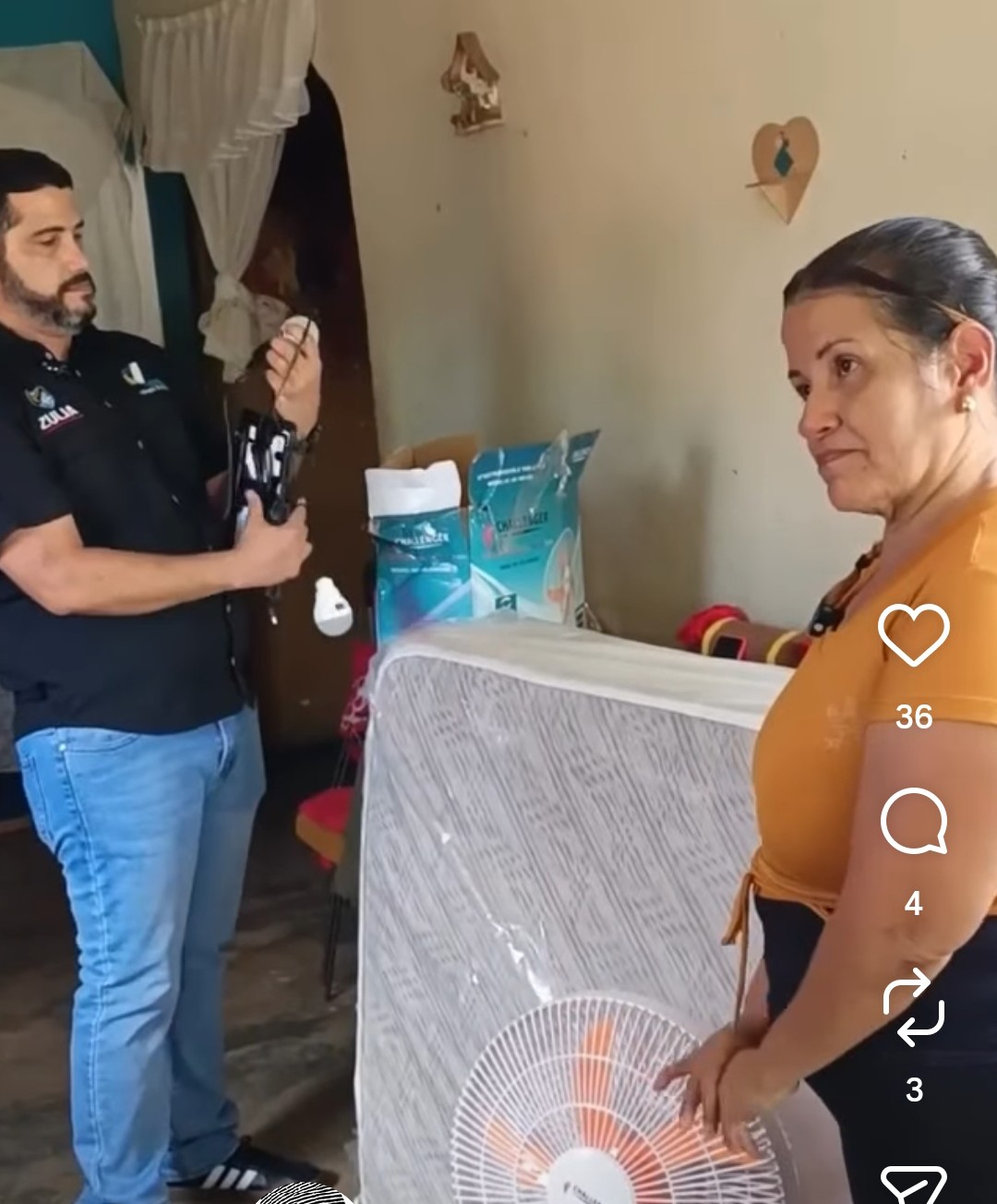 Lotería del Zulia entrega ayuda social a joven con discapacidad en Maracaibo