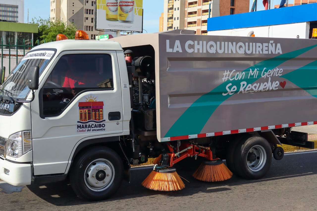 En funcionamiento «las barredoras mecánicas» de la Alcaldía de Maracaibo