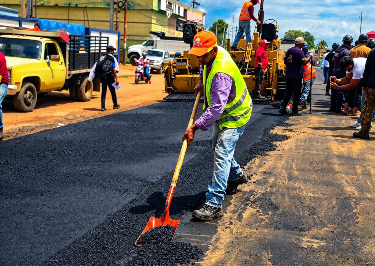 Gobernador Luis Caldera ejecuta la rehabilitación integralde la vialidad Los Cortijos, en San Francisco