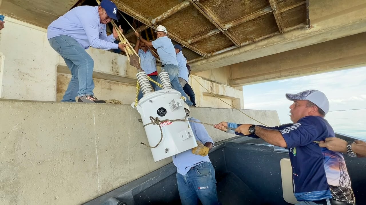 CORPOELEC refuerza alumbrado público del Puente sobre el Lago de Maracaibo