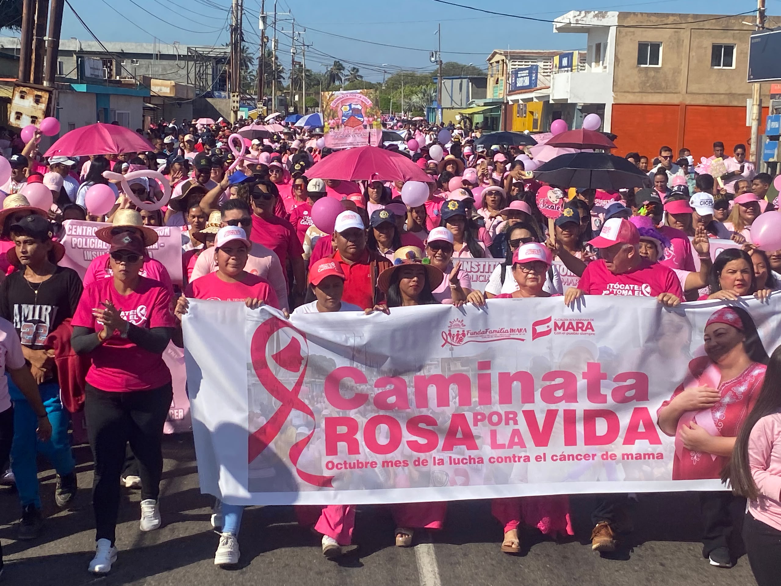 En Mara realizan la V Caminata Rosa por la Vida
